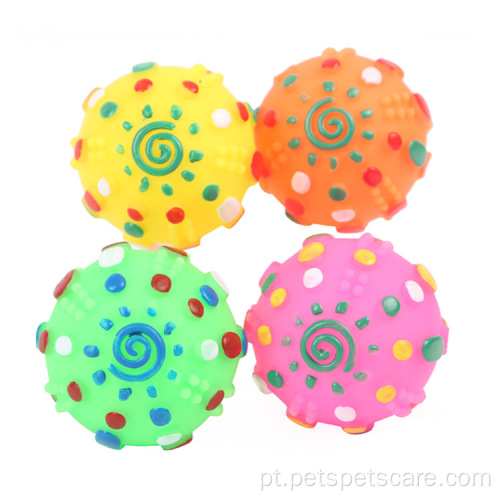 Supplias de bola de brinquedos para cães em forma de mina terrestre estridentes
